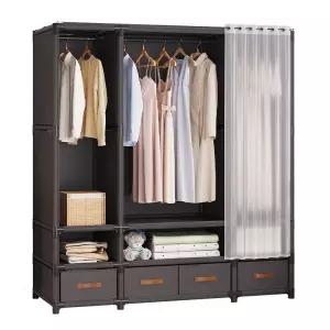 오픈드레스룸 롤스크린옷장 시스템행거블라인드옷장