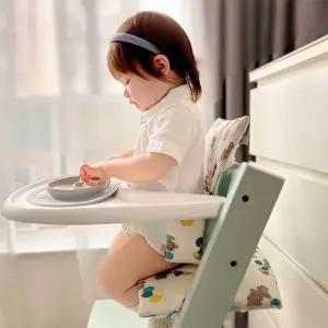 유모차 시트 매트 패드 커버식탁 의자 액세서리 좌석 쿠션 발 쿠션순면 미끄럼 방지 발판