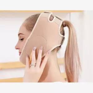 이중턱관리용 처짐방지 블랙 얼굴밴드 신혼부부 수면 보들보들 리프팅 사계절용 여름