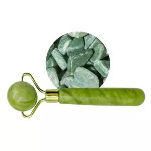 얼굴라인관리 셀프마사지 옥구슬형 페이스롤러 턱근육 사각턱용 케어 핸드마시지기