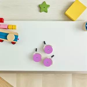 유모차 바퀴 힐 타이어  4Pcs 유아용 교체 무소음 범용 캐스터 휠 보행기용 간편 설치 회전 베어링