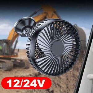 카시트선풍기 USB 싱글 헤드 자동차 선풍기 트럭 SUV RV용 자동 쿨러 360 도 만능 미니 공기 냉각 12V 24V