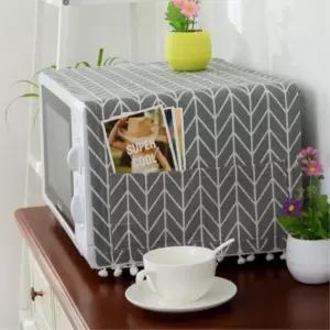 인테리어용 측면수납 깔끔한 전자렌지매트 감성용 홈데코 디자인커버 사계절용 원룸