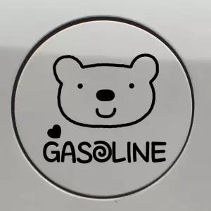 자동차 주유구 차량용 스티커_엘리 하트 곰 가솔린 IRP6+9vWP