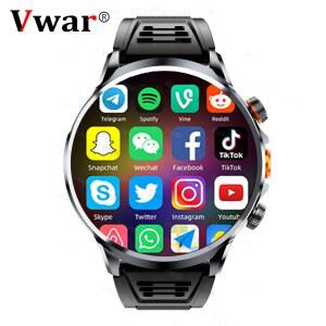 와이드모니터받침대 Vwar Core3 안드로이드 스마트워치 1 95 인치 대형 스크린 지지대 SIM 카메라 4G LTE 와이파이 GPS 스마트 워치 남성 구글 플레이 3GB 램 32GB