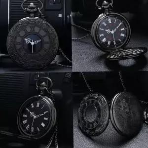 회중 시계 목걸이 아날로그 체인 목걸이 회중 시계 선물용 패션