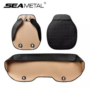 유모차 시트 매트 패드 커버 아마 자동차 사계절 전면 후면 리넨 린넨 패브릭 쿠션 보호대 자동 인테리어