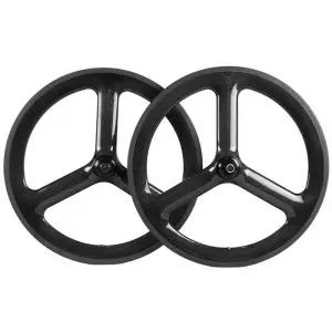 카본 삼발이 미니벨로 자전거 휠 바퀴 로드 휠셋 픽시