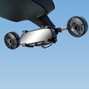 카시트선풍기 차량용 냉각 선풍기 USB 전원 공급 장치 360 도 회전