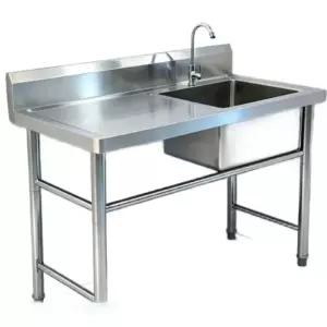 야외 개수대 스텐 캠핑장 일반형 이동식 화장실 업소용 대형 설거지 탕비실 세정대