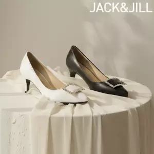 잭앤질 볼륨스퀘어 샤인 블라썸 스틸레토 힐(JA6203)