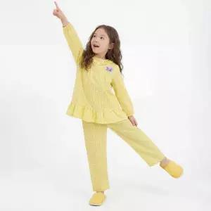 [아트박스]/프리미에팜 캐치! 티니핑 여아용 옐로우 선염 9부 파자마세트