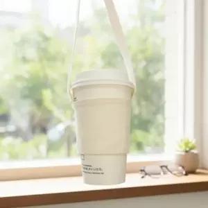 (색상 드링크백-무지)EA 캠핑 텀블러 에코백 이동용컵홀더 다용도 패브릭 가방