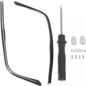 DOITool 1쌍 금속 안경 교체 템플 팔 다리 수리 키트 선글라스 블랙용 범용