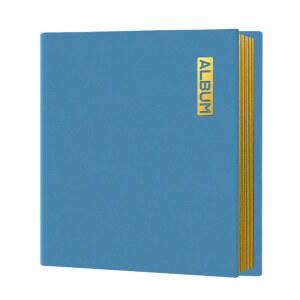 티켓북 A4 PU 커버 자체 접착 필름 사진 앨범 로고 졸업 기념 스크랩북 웨딩 선물 맞춤 가능