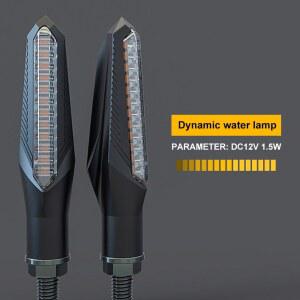 브레이크등 오토바이 차례 신호에 2Pcs led 조명 혼다 야마하에 12V 순차 표시기 노출증 신호