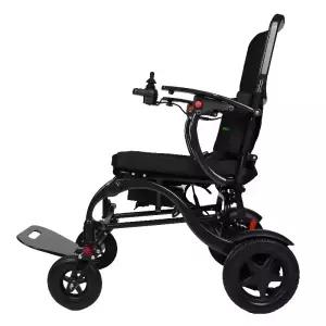 Aisoleij 탄소 섬유 여행용 경량 접이식 전동 체어 노인 노약자 나드리 스쿠터