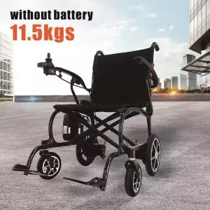 11.5kg 카본 파이버 초경량 접이식 전동 체어 노인 노약자 나드리 스쿠터