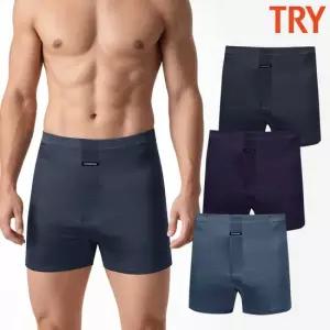 남자인견팬티 스판 시원한 여름 냉감 변화직 박서 트렁크팬티 3매입 세트
