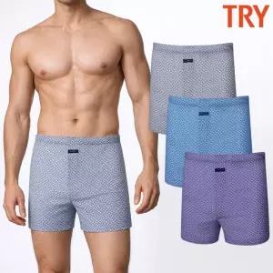 남자여름팬티 시원한 죽섬유 대나무 인밴드 트렁크팬티 유소변구 3매입 세트