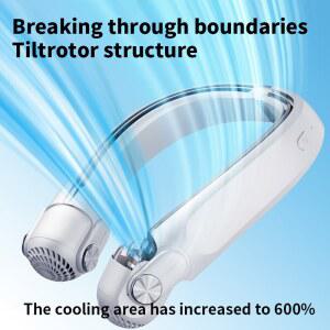 카시트선풍기 블레이드리스 행잉 넥 선풍기 휴대용 에어컨 C타입 USB 전기 3 가지 속도 초강력 기술 8000mAh