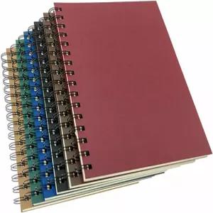 알리미토피아 나선형 노트북 저널 대학 판결 두꺼운 종이 하드커버 와이어 바인딩 메모장 다이어리 메모