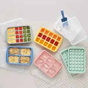 1+1 아이스쏙 이유식큐브 얼음트레이 말랑 냉동 소분 푸드블럭 모음
