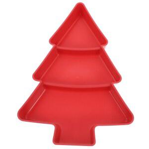 파티용품 플라스틱 나무 모양 접시 플래터 과일 트레이 사탕 그릇 크리스마스 파티 거치대