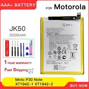 JK50 5000mAh 배터리 G20 XT2128-1 64GB GSM 파워 XT1955 XT1942-1 Z3 XT1941 G30 P30 노트 배터리용