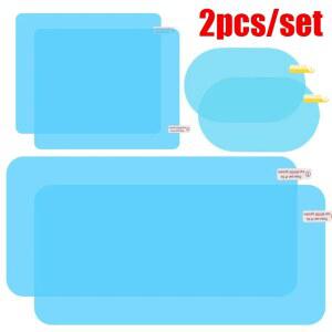 핸드폰반사판 자동차 트럭 백미러 방우 필름 스티커 창문 유리 김서림 방지 반사 투명 방수 세트당 2