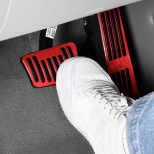 기아 쏘렌토 MQ4 HEV 2021~2025용 자동차 풋 커버 가스 브레이크 페달 고무 미끄럼 방지 합금 발판 패드 무