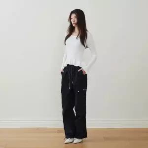 [에고이스트](천안아산점)[BL] 스트링 밴딩 캐주얼 카고 팬츠 (ES2OPT06)