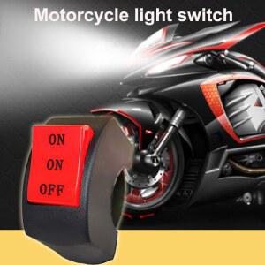 오토바이비상등 LED 헤드라이트 스위치 라인 오토바이 핸들바 단추 주행등