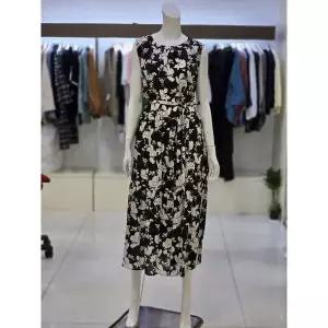 [트리아나]소고 세이브존07 소고 여성 민소매 플라워 패턴 롱 원피스 AK2PA07_P366715424