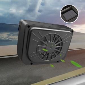 카시트선풍기 자동차 환풍기 배기 선풍기 태양열 발전 충전식 여름 공기 정화 환기구 쿨러 환기 시스템 액세서리 60W