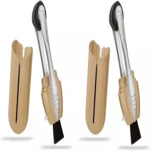 칼라브리아 스와이프 미니 안경 클리너 카본 글래스 렌즈 골드 2팩 선글라스 도구 액세서리