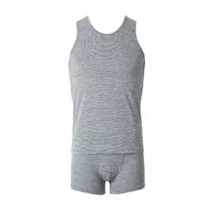 [비너스] 여름용 인견폴리 냉감 스포츠 런닝+드로즈 세트 Dark Gray [VMVS067/VMPS067T]