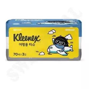 카카오프렌즈 여행용 티슈 70매X3개입 차량용화장지 차량용휴지 여행용화장지