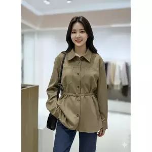 [롯데백화점]SOUP 인조 스웨이드 셔츠형 자켓  SCRLE305