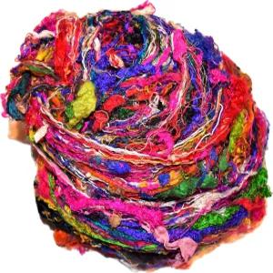 인도 100그램 사리 실크 섬유 배트 랩 습식 직조 방적 종이 제작 및 컬러 캔디