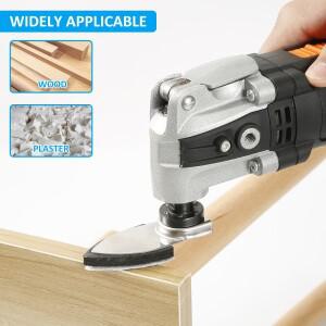 사포 연마 도구 멀티 커터 날 블레이드 샌딩 패드 삼각형 손가락 세트 진동 페이퍼 125개