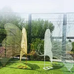 나비날개 장식 소품 웨딩 무대 배경 촬영 펄럭이는 파티