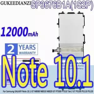 GT-N8000 태블릿 배터리  12000mAh SP3676B1A(1S2P) 노트 10.1 탭 2 N8000 N8010 N8020 P7500 P7510 P5100