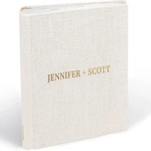 소매가 달린 웨딩 사진 앨범 200장 4x6인치 개인 맞춤형 슬립 인 린넨 커버 사진집 결혼식 또는 생일 선물