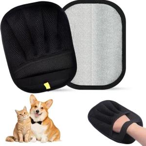 고양이와 개를 위한 니체동시 애완동물 털 제거 장갑 가구 카펫 의류 및 카시트용 5지 전기 재사용 브러시