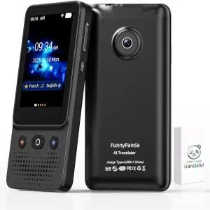 언어 번역기 장치 음성 AI T21 Wi-Fi 사용 가능 양방향 138개 2025 인스턴트 오프라인 녹음 사진 출장