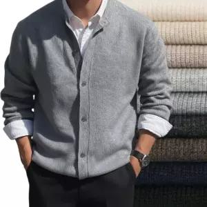 남자라운드가디건 LOGAN하찌가디건 세미오버핏 8컬러 M