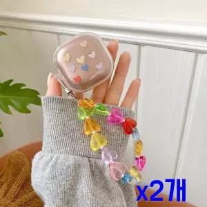 버즈 투명 실리콘 보호 케이스-F x2개 버즈케이스장식 uOq7+9MuT