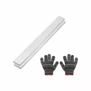 메카닉스티 2 세트 304 스테인리스 스틸 플랫 바 두께 1/8 너비 3/8 4 길이의 장갑 재고 브러시 마감 트림