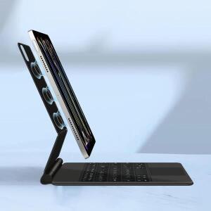 아이패드 호환 프로 13 11 M5 2025용 매직 키보드 스마트 마그네틱 케이스 13인치 M4 태블릿 커버 멀티터치